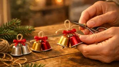 DIY Weihnachtsdeko: Glöckchen aus Kaffeekapseln basteln – einfaches Upcycling mit großer Wirkung