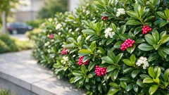 Purpurkirsche als immergrüne Hecke: so gelingt dichter Sichtschutz das ganze Jahr