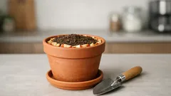 Apfelschalen für den Zitronenbaum: so verbesserst du die Erde ohne Fruchtfliegen