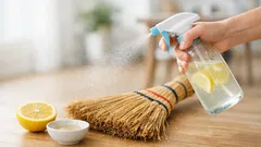 Mit Zitronenwasser den Besen anfeuchten: So fegst du fast ohne Staubwolke