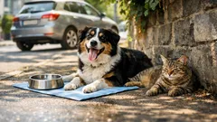 Hitzeschutz für Hund und Katze: So kommen Haustiere sicher durch heiße Tage