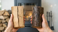 Trockenes Brennholz erkennen: 7 einfache Tests ohne Messgerät
