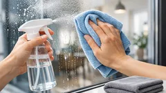 Streifenfrei Fenster putzen: der 3-Zutaten-Glasreiniger aus der Küche