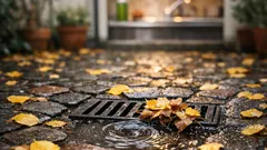 Abfluss verstopft im Herbst: So beugst du Laub, Fett und Rückstau wirksam vor