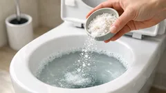 WC reinigen mit Natron und Salz: so klappt die Routine gegen Gerüche