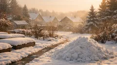 Schnee im Garten richtig nutzen: So schützt die Schneedecke Pflanzen und Boden