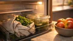 Gemüse länger frisch halten: der einfache Baumwolltuch-Trick ohne Folie