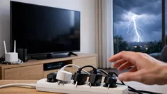 Smart-TV bei Gewitter schützen: diese Stecker solltest du wirklich ziehen