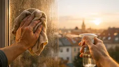 Fenster streifenfrei putzen: mit Essig und Wasser in 5 Minuten zu klarem Glas