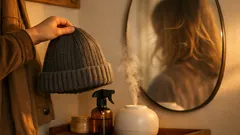 Statisch aufgeladene Haare im Winter: So bekommst du den Frizz unter der Mütze sofort in den Griff